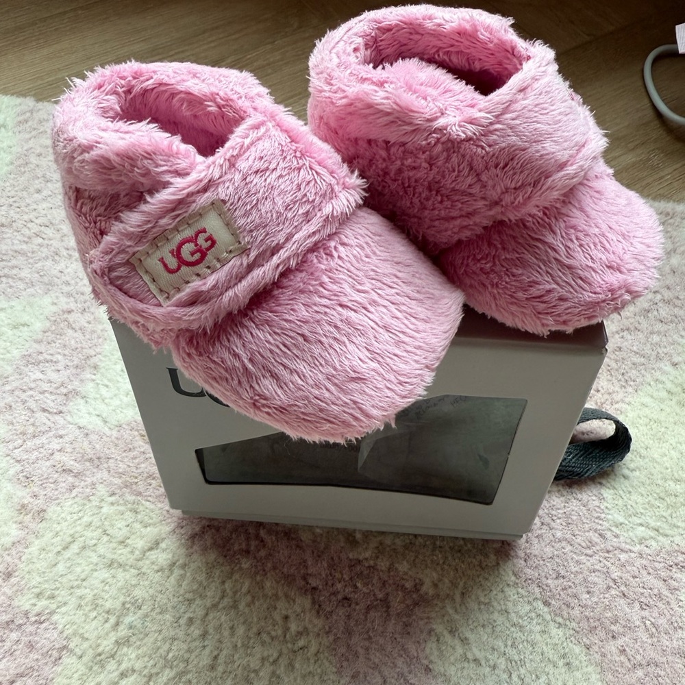 Pink baby girl UGGs
